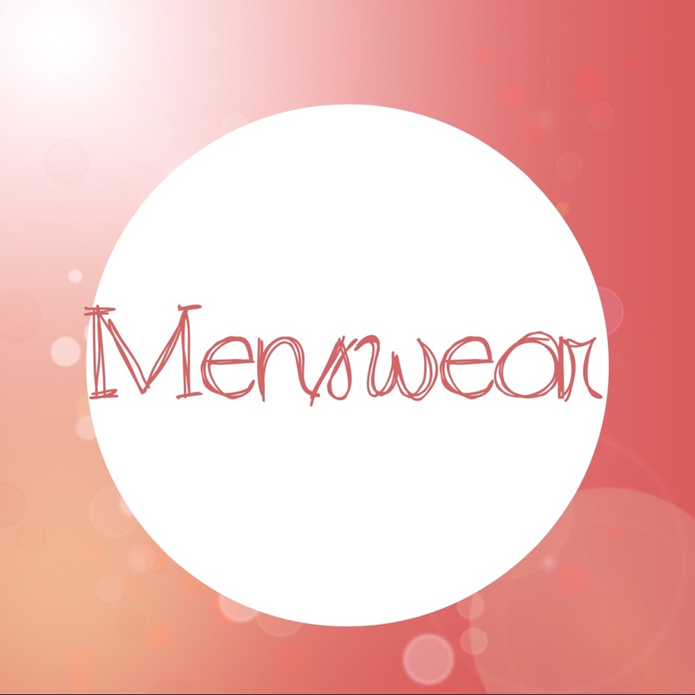 Menswear listed below